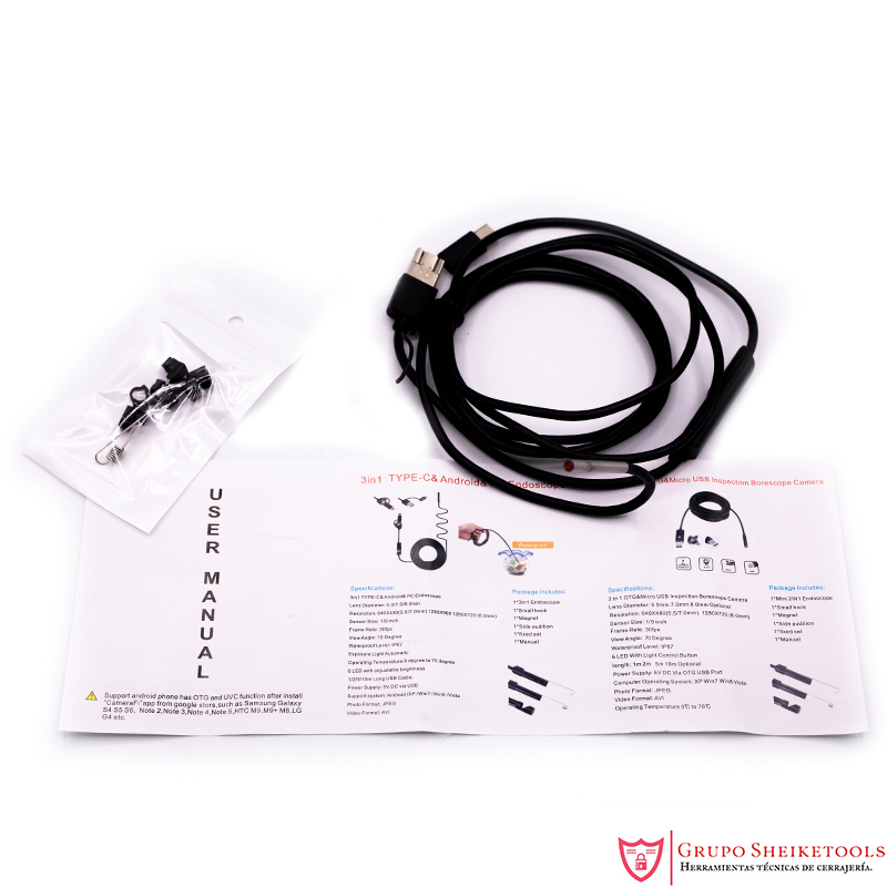 Cámara flexible 4,9mm - Imagen 2