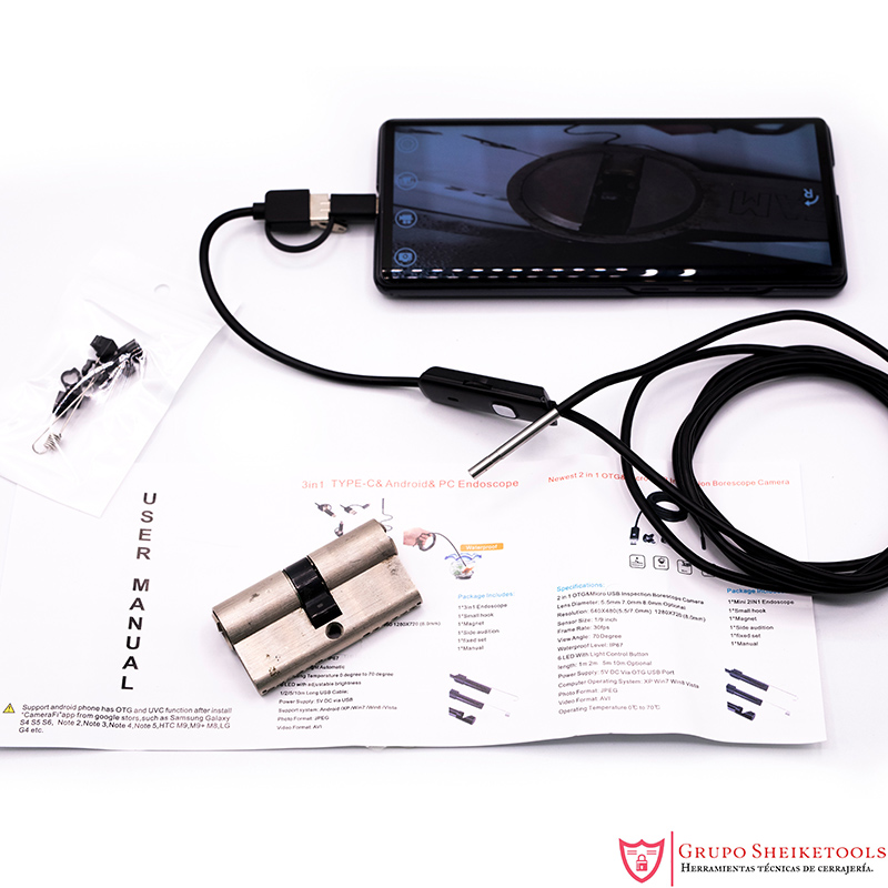 Cámara flexible 4,9mm - Imagen 3