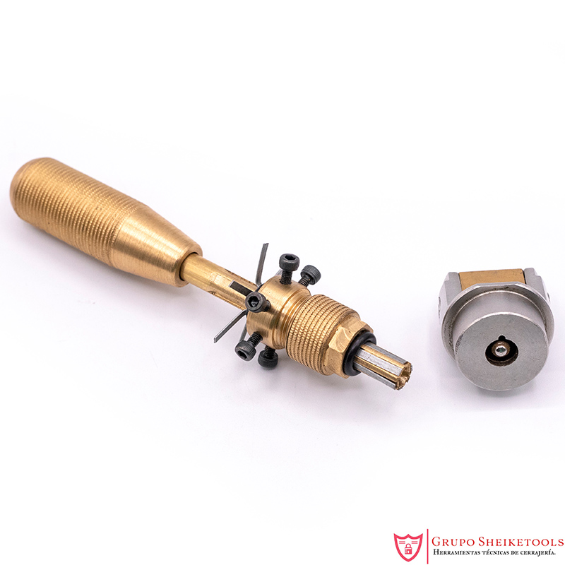 Ganzúa tubular 6 pines antigua - Imagen 3