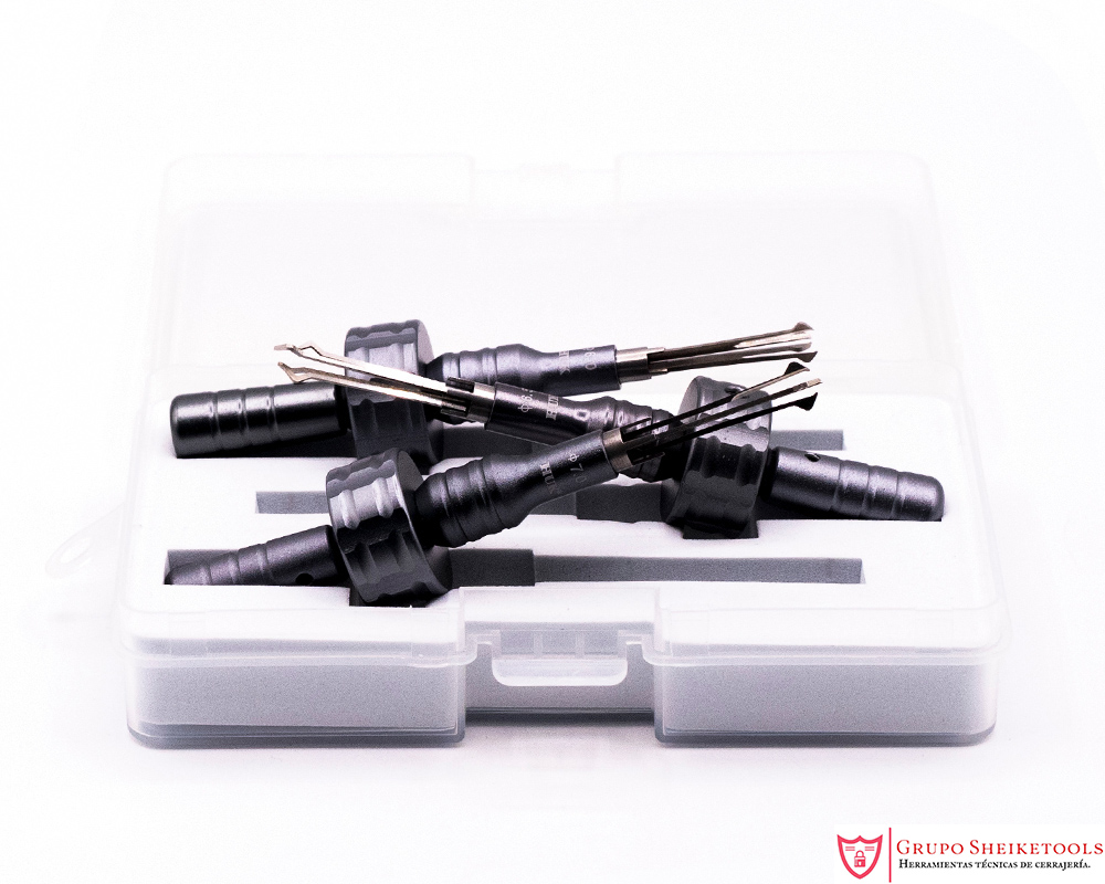 Ganzúas para llaves tetra/cruz