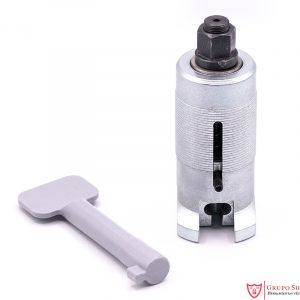 Extractor de bombines plateado