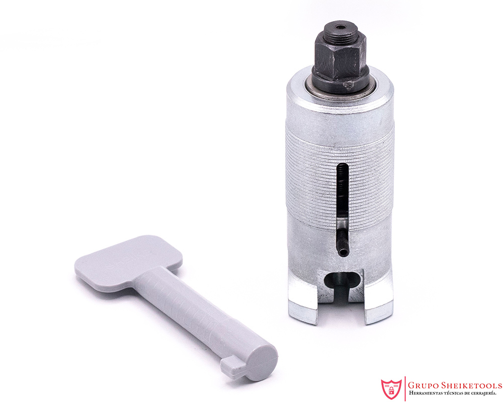 Extractor de bombines plateado