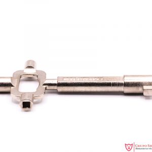 Llave de leva metálica