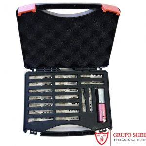 maletín de impresión de 18 llaves, marca SHEIKETOOLS