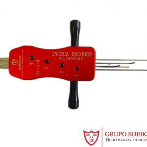 descodificador cerraduras de INCECA. Fabricada en acero inoxidable de alta resistencia